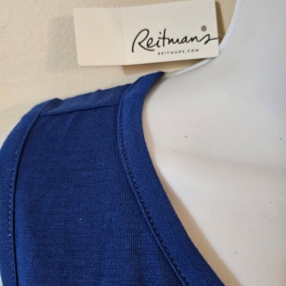 Reitmans Signature Blue Sleeveless Dress - Size S - Picture 4 of 7